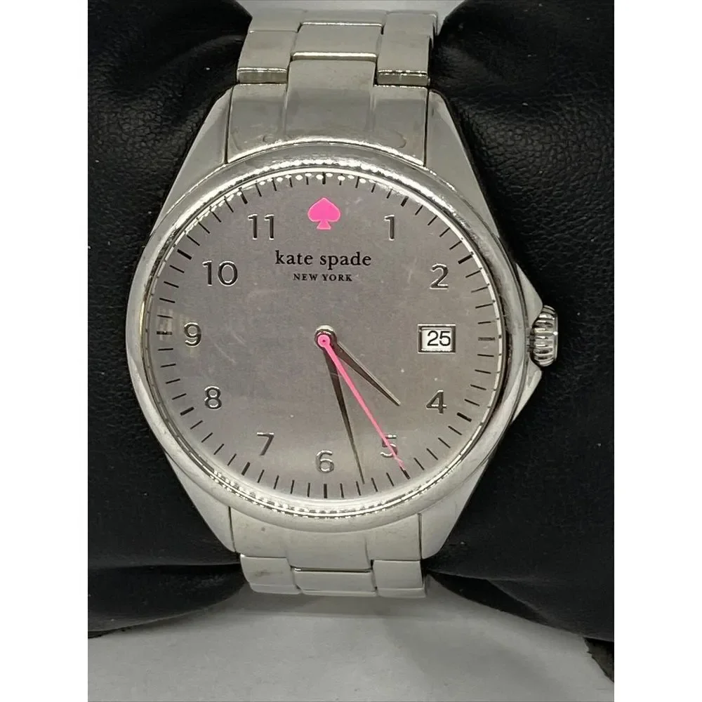 Kate Spade New York 0029 Women's Stainless Steel Silver Analog Dial Watch XX589